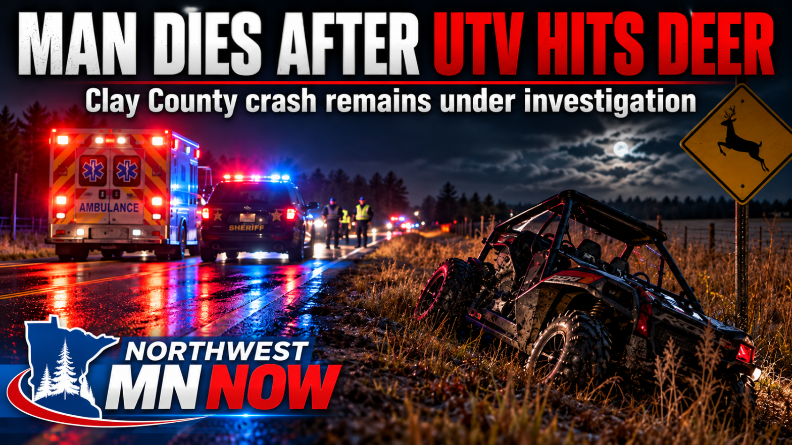Clay County Man Dies After UTV Strikes Deer, Rolls Over