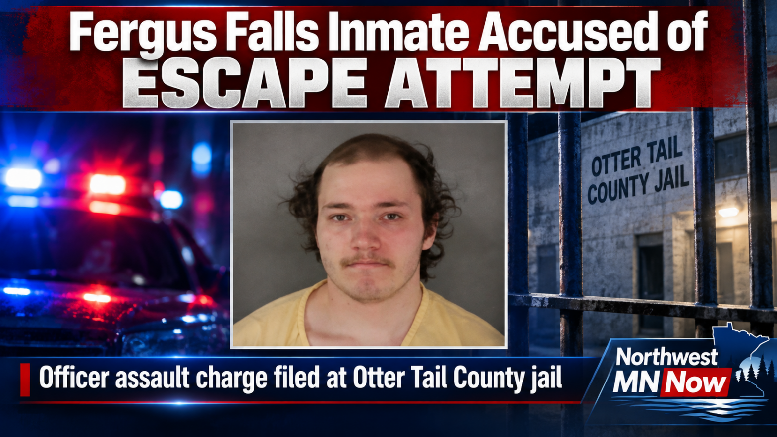 Fergus Falls Inmate Charged After Alleged Jail Escape