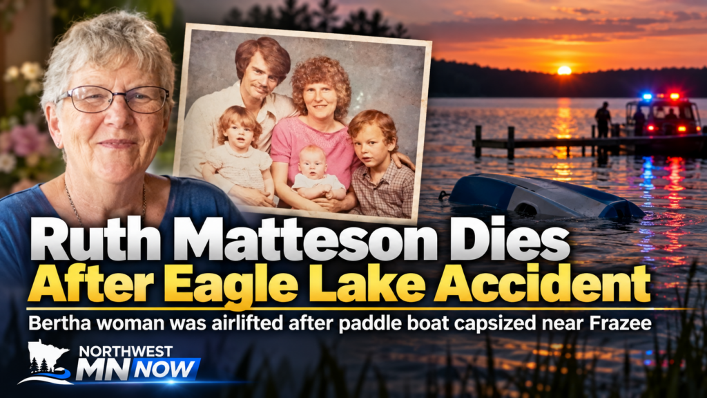 Frazee: Woman Dies After Eagle Lake Paddle Boat Capsizes