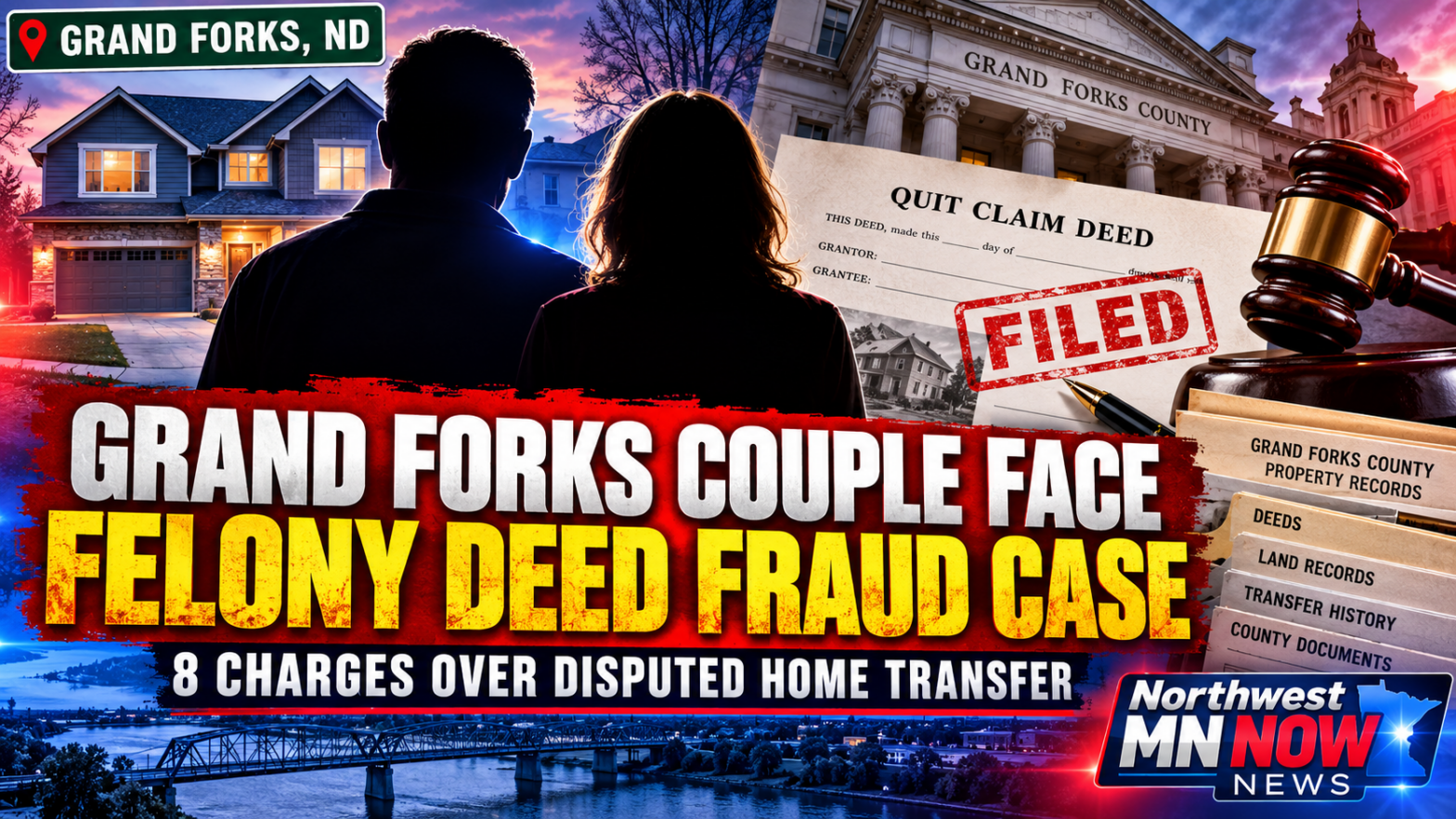 Grand Forks Couple Face 8 Felony Charges