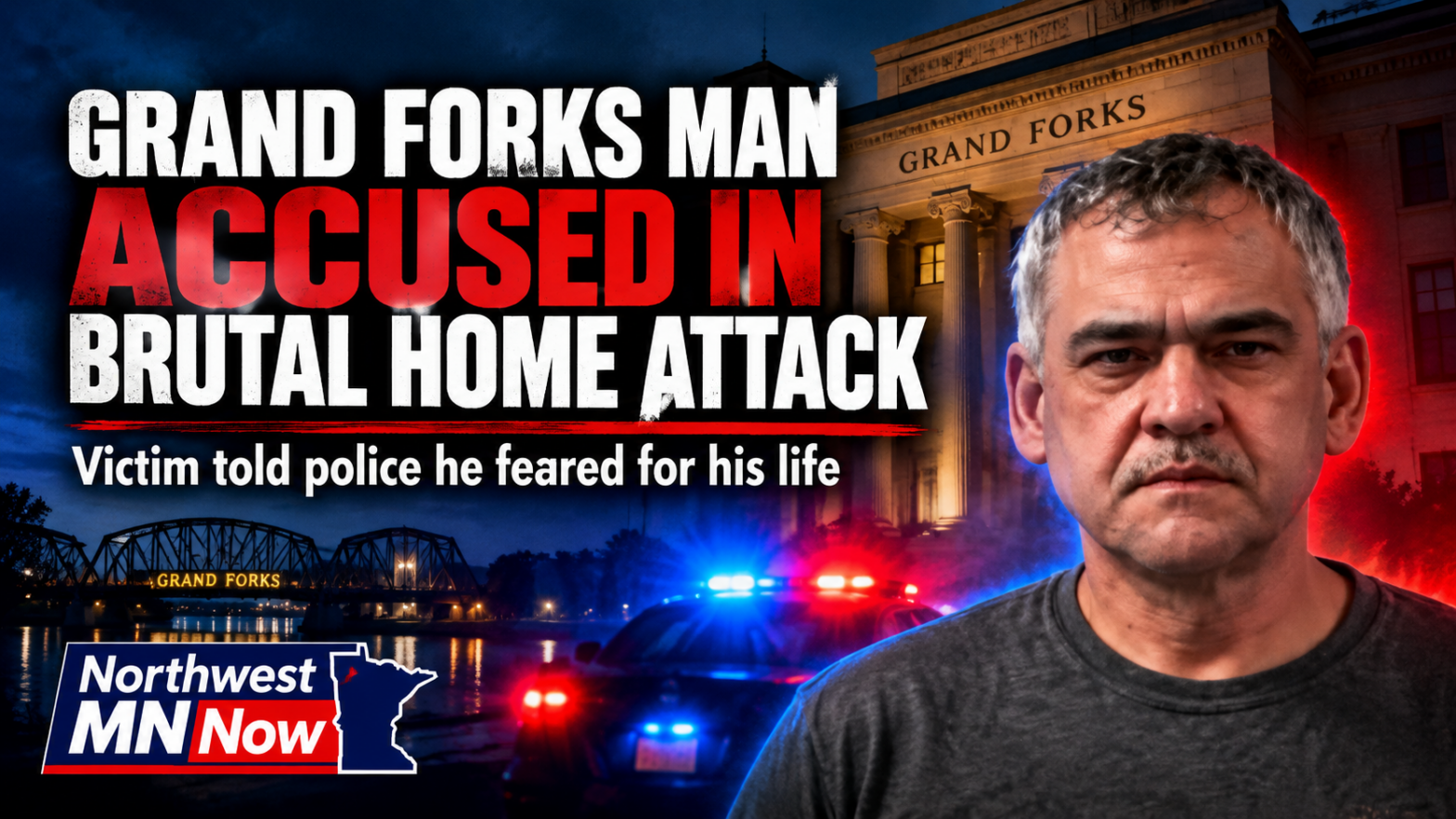 Grand Forks Man Accused of Beating Neighbor Unconscious
