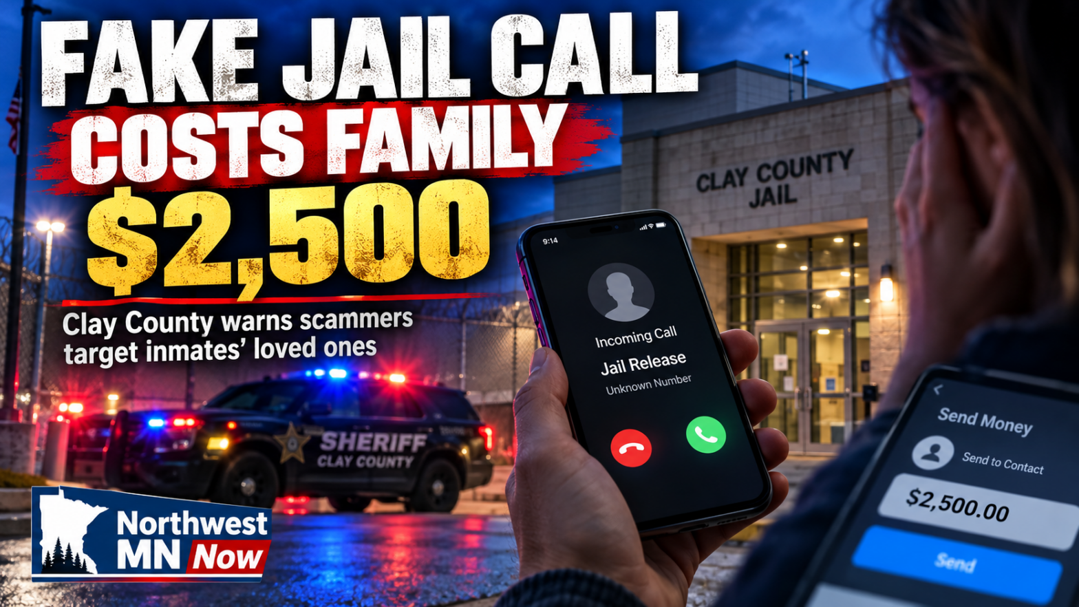 Moorhead Jail Scam: Family Sends $2,500 After Call
