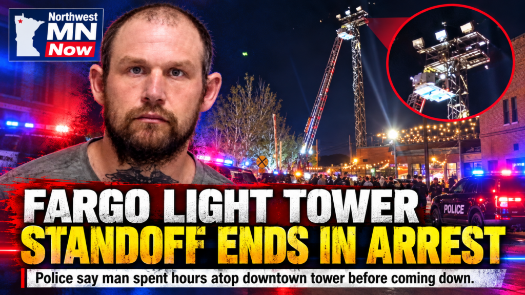 Fargo Man Arrested After Hours on Downtown Light Tower